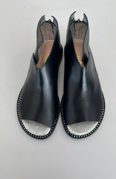 Tuffoni model czarne włoskie sandały saszki 3